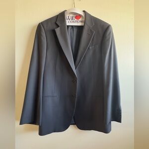 Armani Collezioni Black Men's wool Suit Jacket Blazer 42R